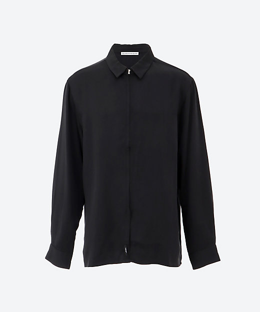 シャツ Zip－up Shirt 25W－8－A1－102BK | POST