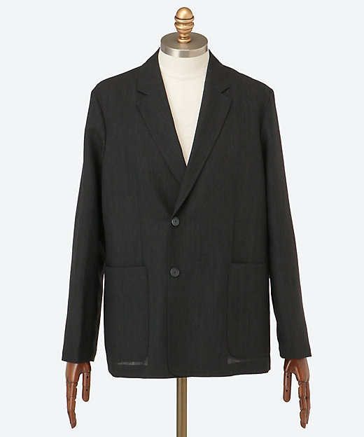 ジャケット TWIST WOOL LINEN SEMI DOUBLE