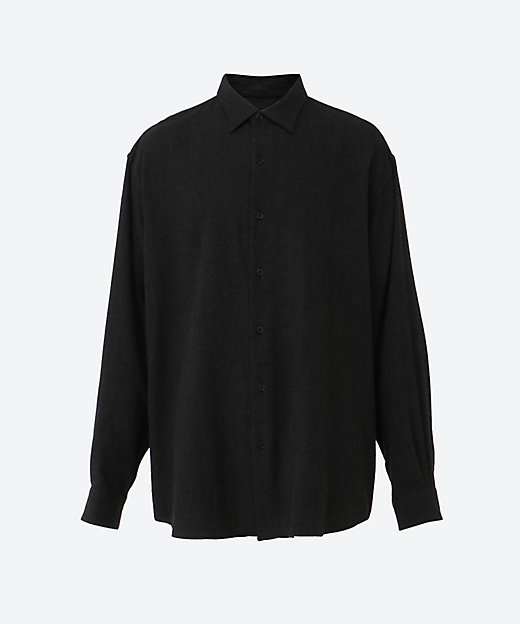 シャツ Wool Regular Collar Shirt 25W―34