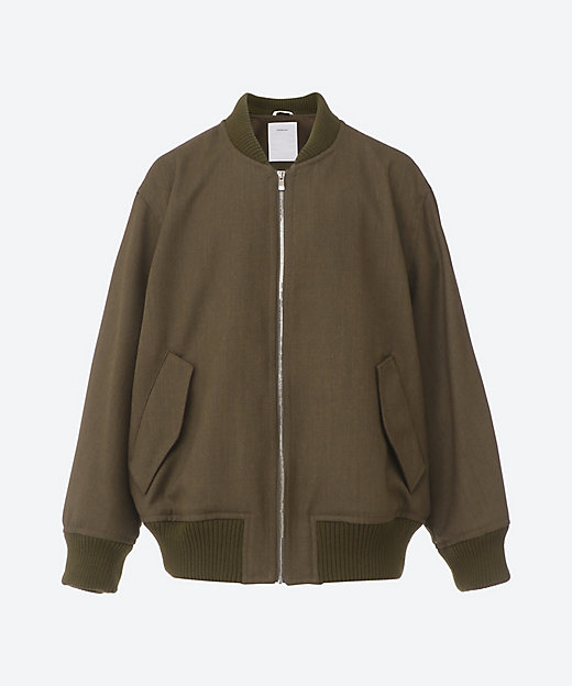 ブルゾン MA―1 BOMBER JACKET IN WOOL