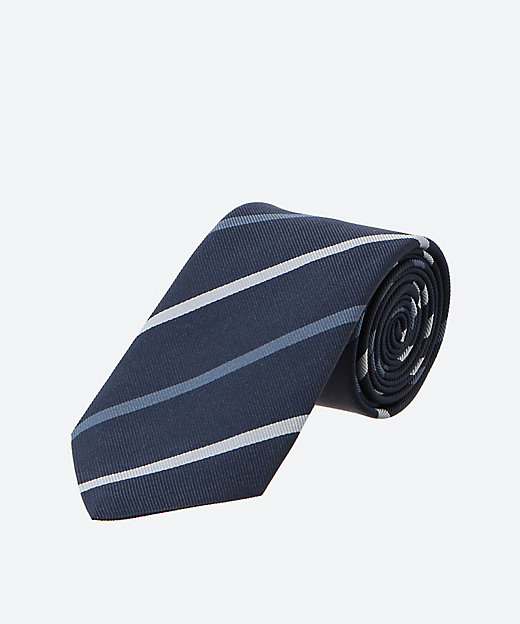 ネクタイ Tネイビー地スト BR25F／S／H5096 | BREUER (Men