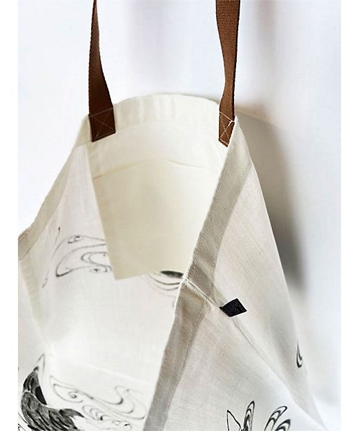 石塚智之手描き・トートバッグ『ハチ』 | アトリエ・Kinami(石塚智之