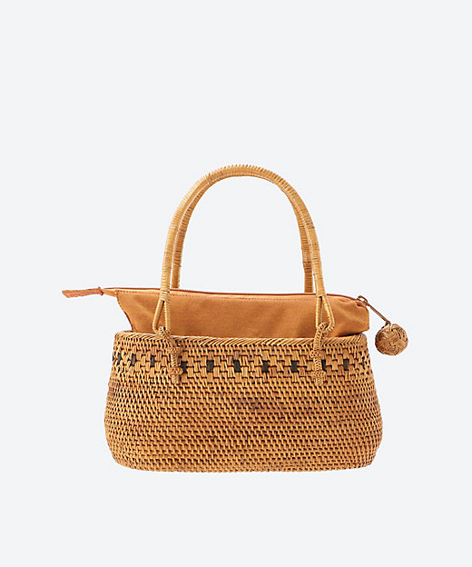 アンドユウおまとめ】コロンとしたアタのかごバッグ | AndYu