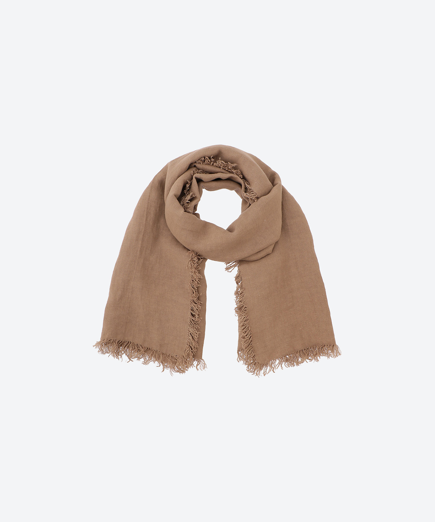 ベルギーリネンフリンジストール | ASAUCE MELER (Women)/アソースメレ