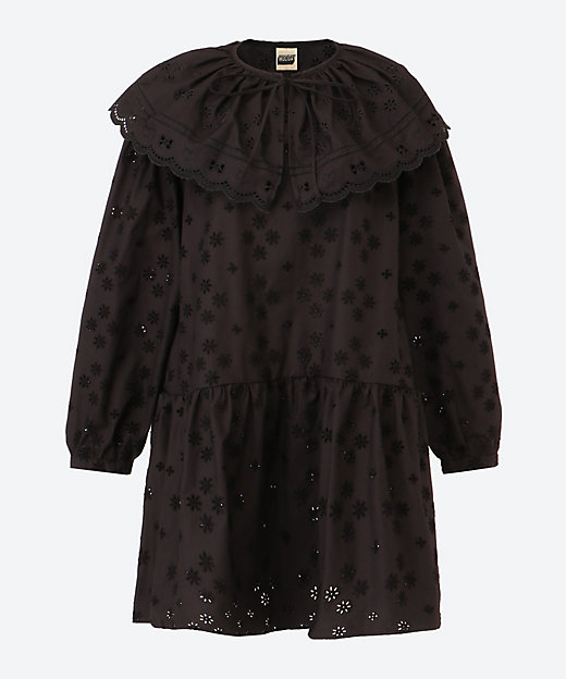 LACE BIG COLLAR MINI DRESS 26102000