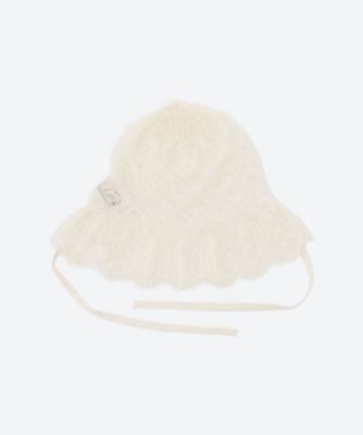 knit lace hat | FUMIE=TANAKA/フミエタナカ | 三越伊勢丹