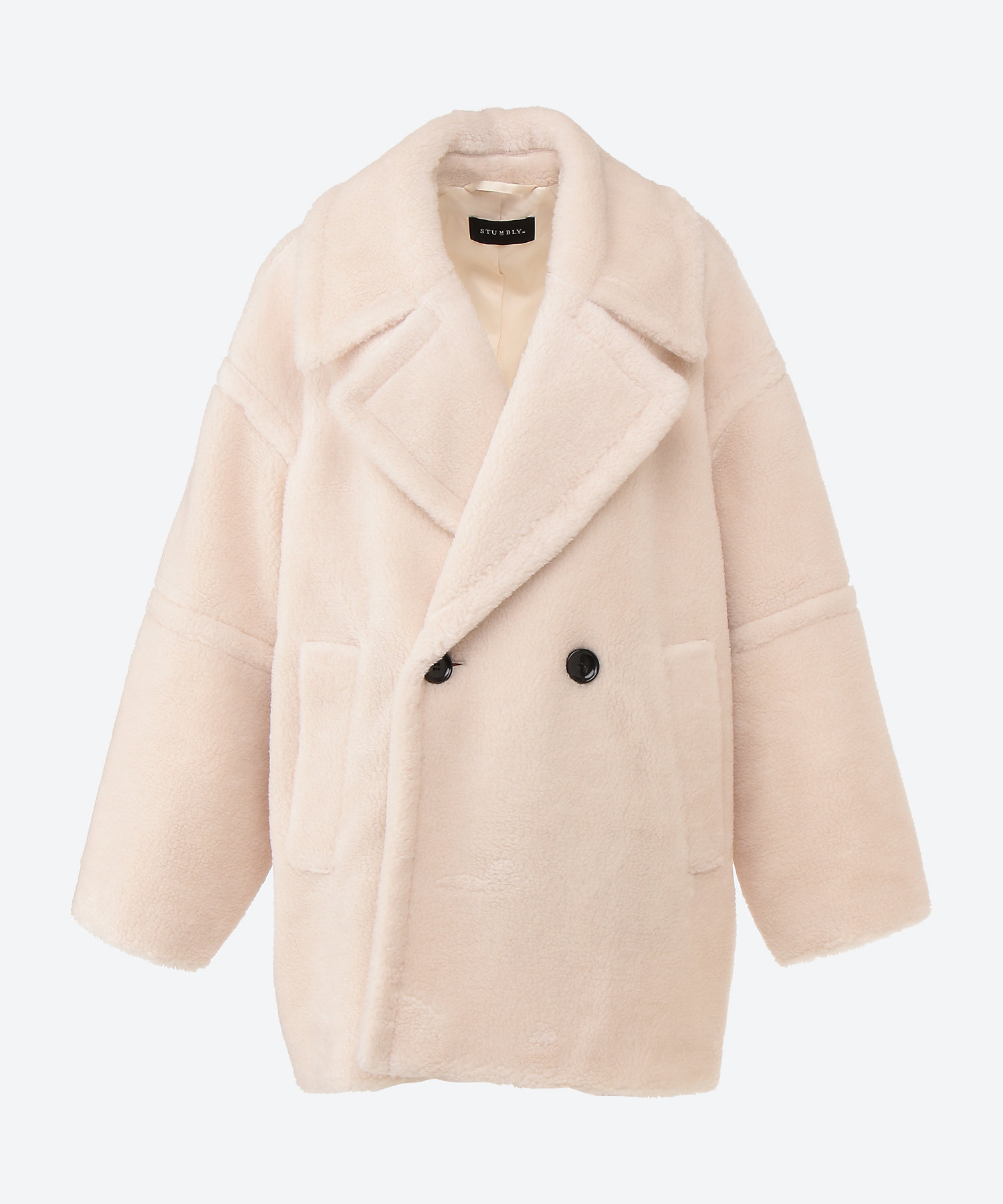 New Silhouette Boa Pea Jacket | STUMBLY