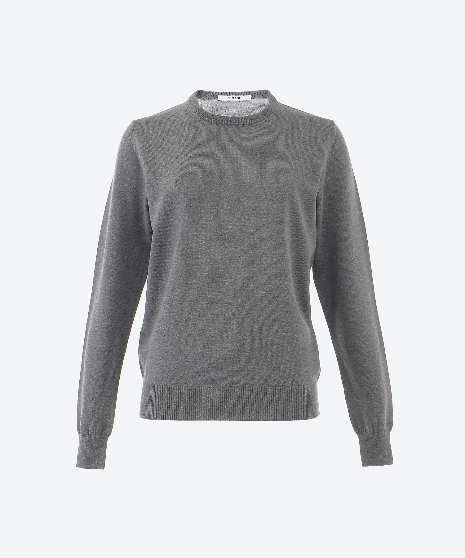 14Gメリノウール天竺クルーネックプルオーバー | SLOANE (Women