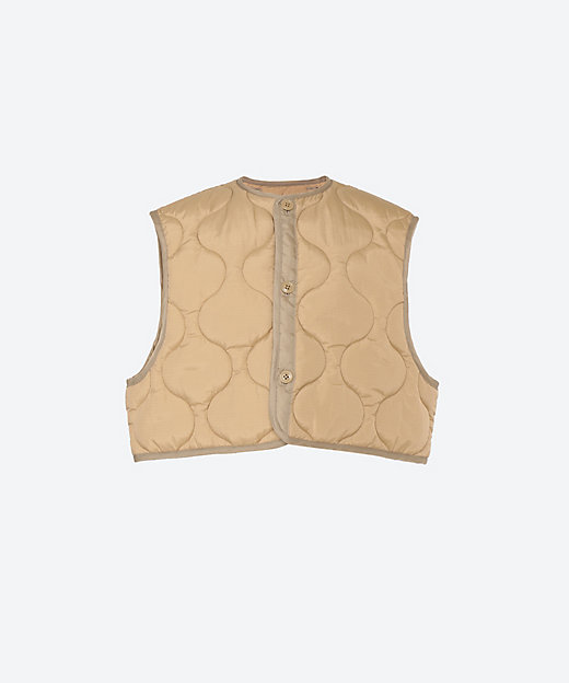 QUILTED CROPPED VEST | HYKE (Women)/ハイク