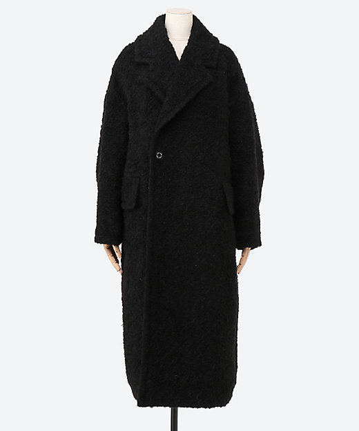 ASTRAKHAN DOUBLE―BREASTED COAT | HYKE