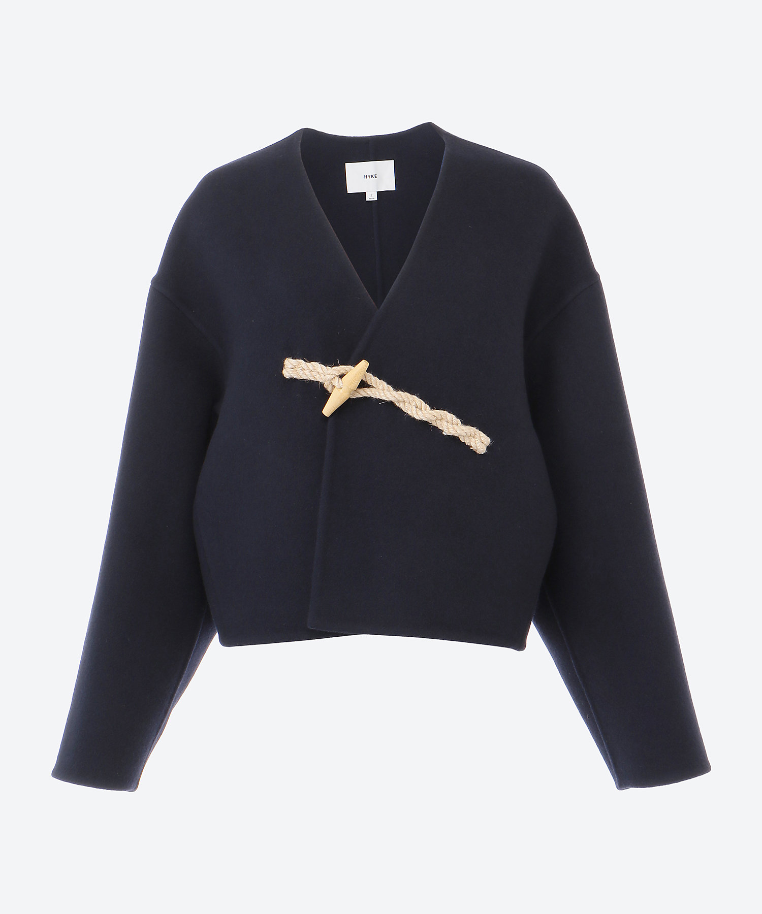 DOUBLE FACE DUFFEL JACKET | HYKE (Women