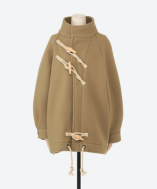 DOUBLE FACE DUFFEL JACKET | HYKE (Women