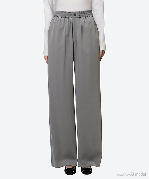 STRETCH WIDE―LEG PANTS 25FW／13332