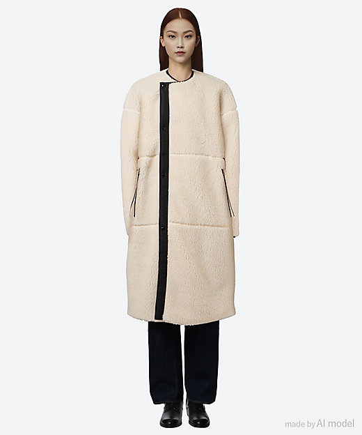 FAUX SHEARLING COAT 17557 | HYKE (Women