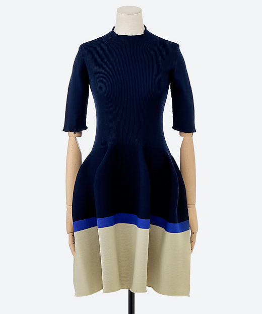 POTTERY SHORT SLEEVE MINI DRESS