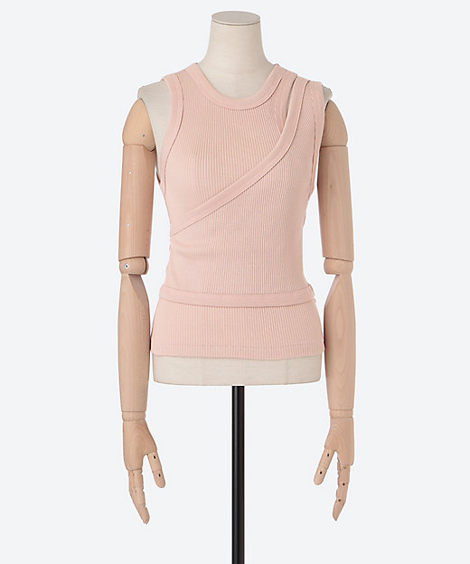 DOUBLE SHOULDER TANK TOP 25FW／12375