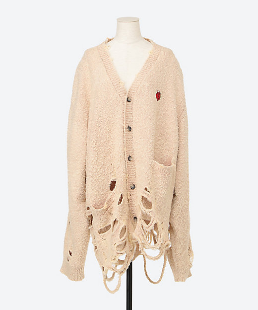 ZOMBIE SILHOUETTE KNIT CARDIGAN