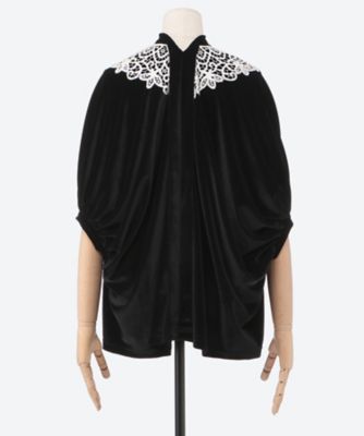 レース襟付きベロアカットソー JP―T007―051 | JUNYA WATANABE