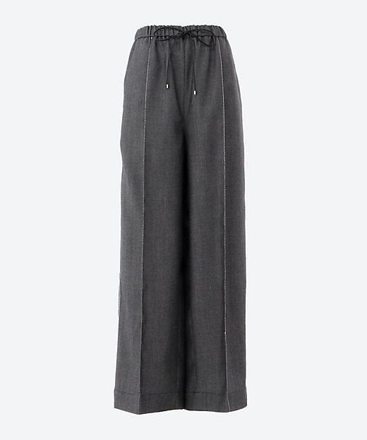 デニムライクウール パンツ | ebure (Women)/エブール | 三越伊勢丹