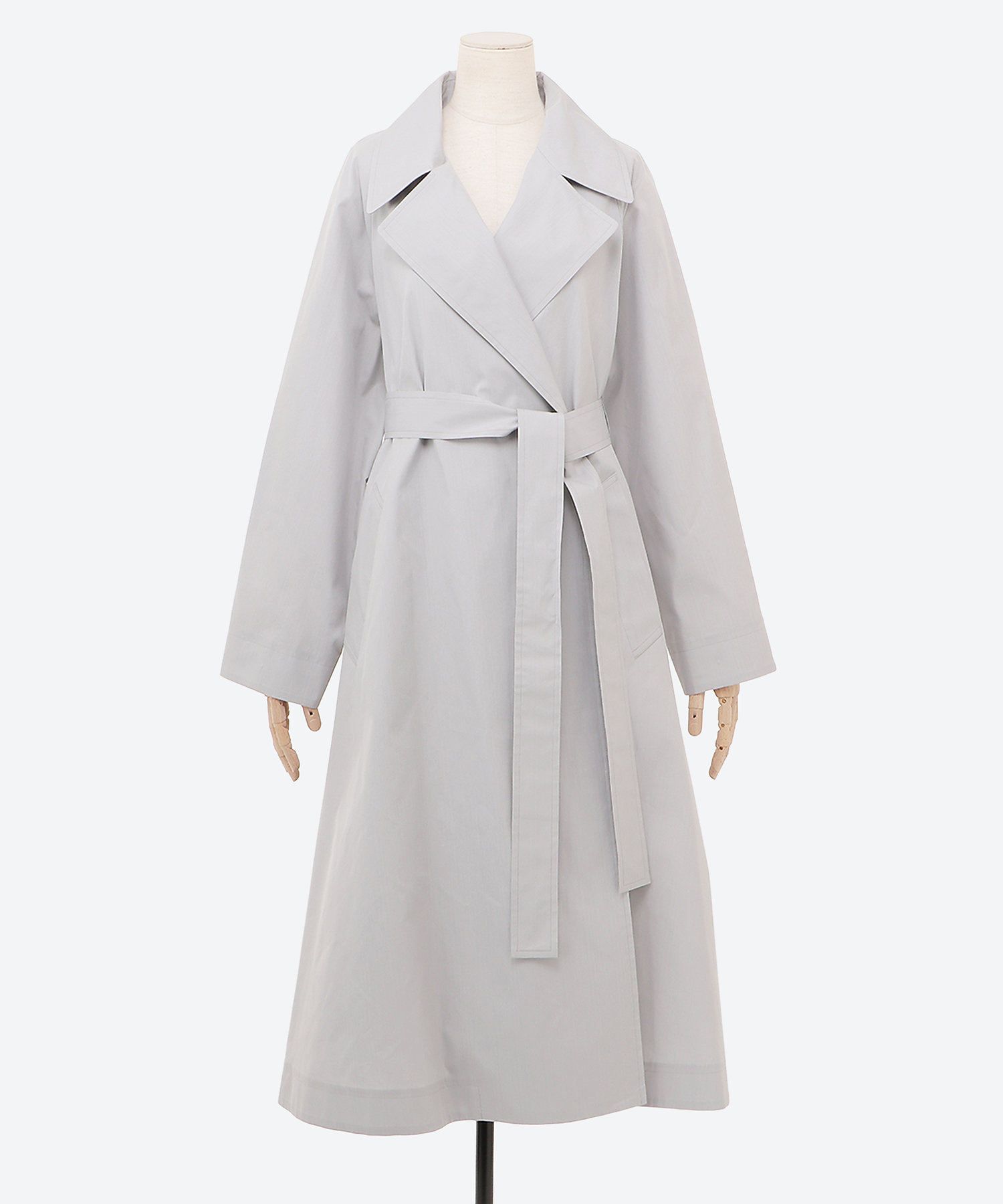 ハイカウントシルクコットン コート | ebure (Women)/エブール | 三越