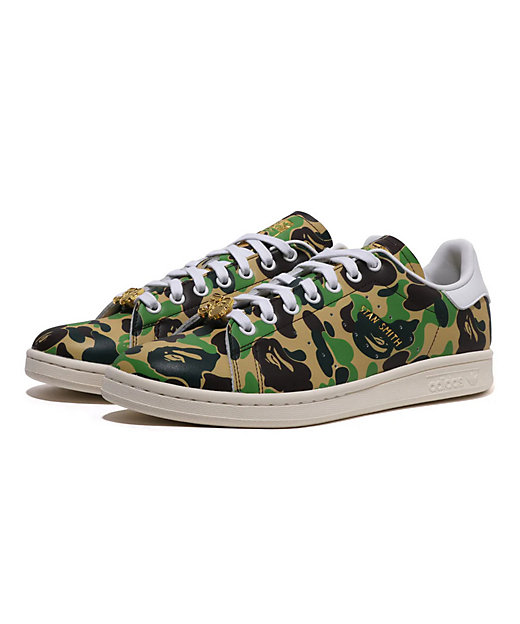 スニーカー 【BAPE × ADIDAS】STAN SMITH BAPE
