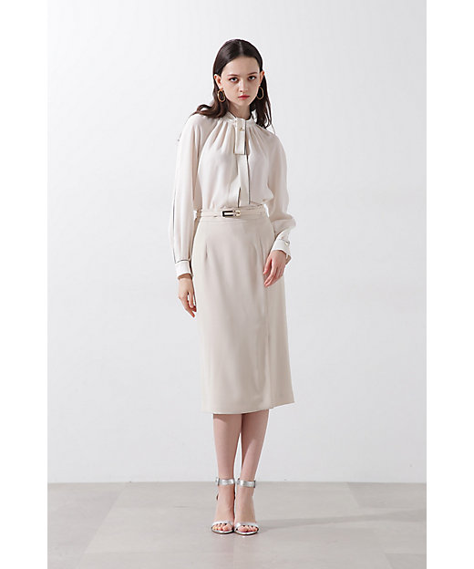 ◇バイカラーパイピングブラウス（0315110208