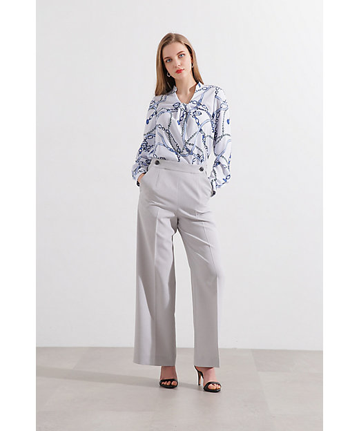 ◇チェーンプリントブラウス（0315110216） | PINKY&DIANNE