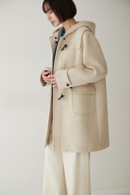 ◇ウールツイードダッフルコート（0772251001） | human