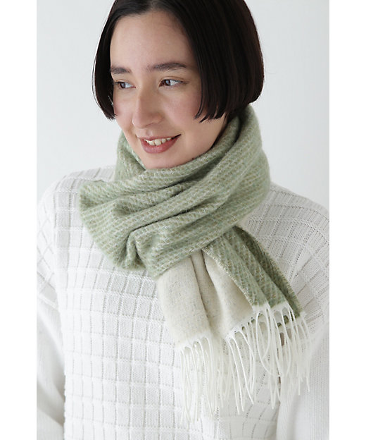 バイカラーモヘヤミックスストール（0774298107） | human