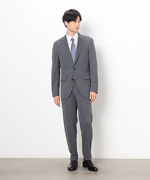 マシンウォッシャブル】マイクロヘリンボーン スーツ