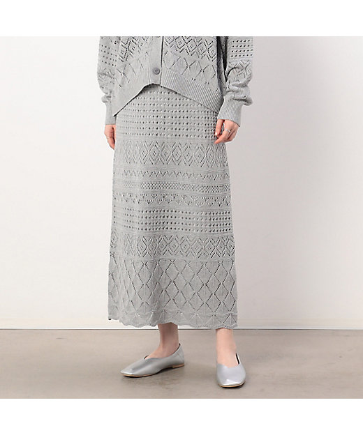 透かし編みニットスカート（5250FG71） | COMME CA ISM (Women