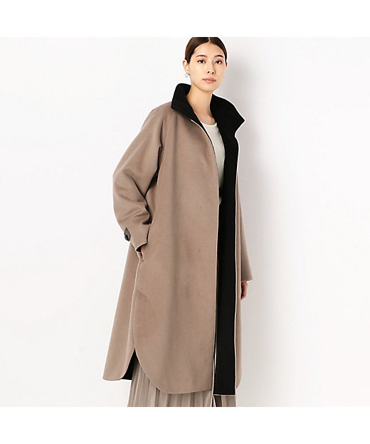 TALLサイズ〕アンゴラウール コンバーチブルハイネックロング