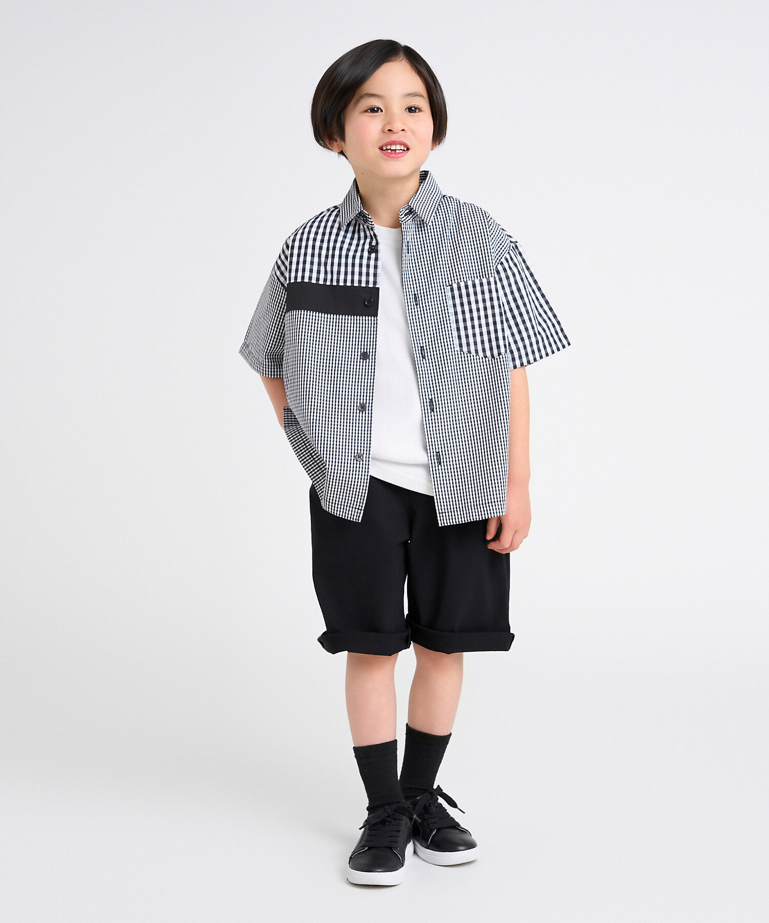 ギンガムチェック 半袖シャツ（9846IK01） | COMME CA ISM