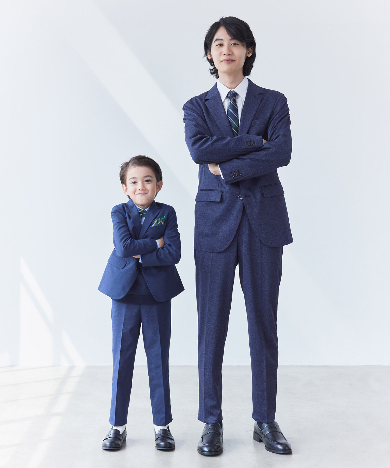 マイクロチェック スーツ （140－160cm）（9803SM06