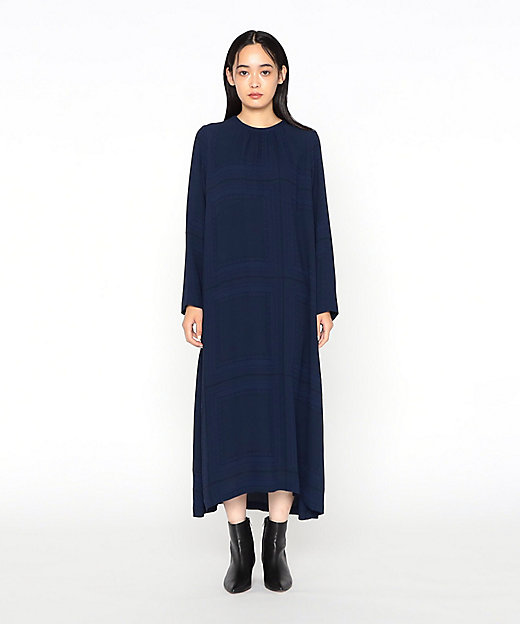スカーフ柄 ロングワンピース（0806OI06） | ARTISAN (Women