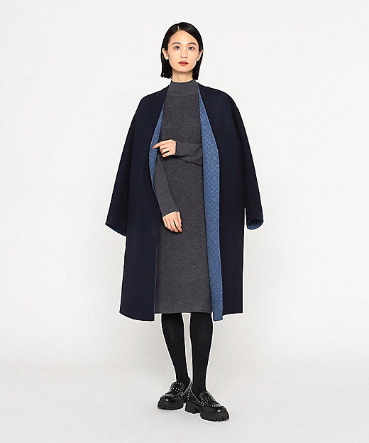 ハイネックジャカードニットワンピース（0815II10） | ARTISAN