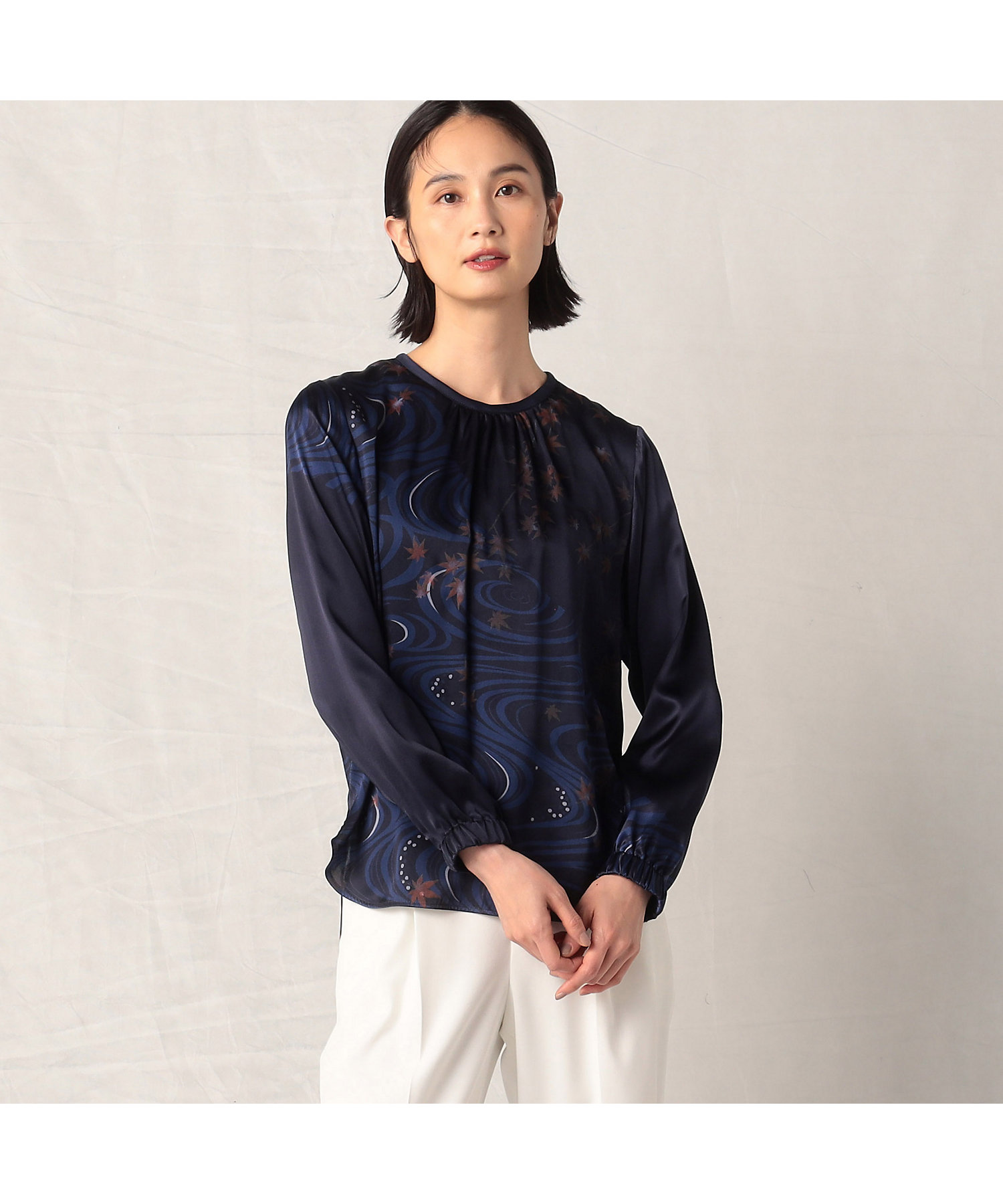 シルクサテンブラウス（0897BA04） | ARTISAN (Women