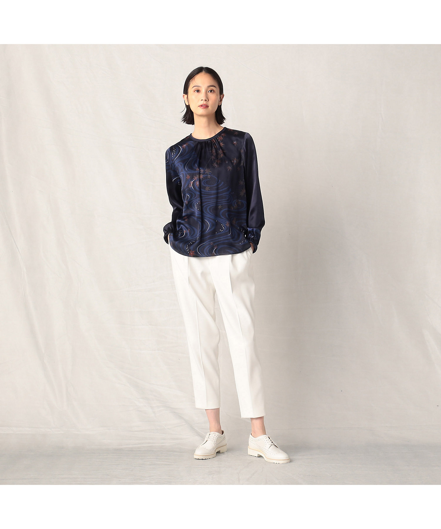 シルクサテンブラウス（0897BA04） | ARTISAN (Women