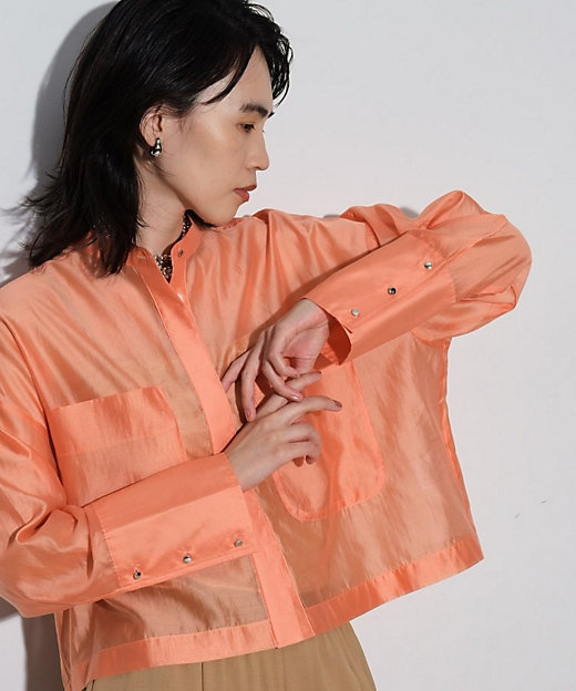 シアークロップドシャツ（2002247567） | GALLEST (Women