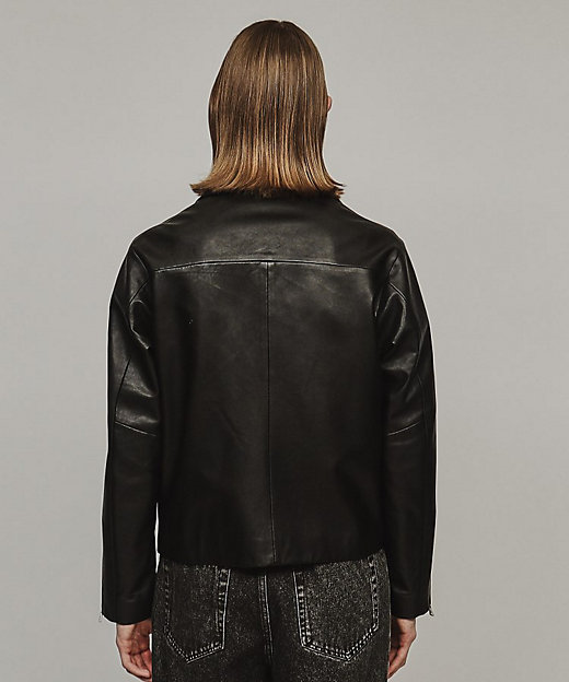 ラムレザーダブルライダースジャケット（2002300389） | tk