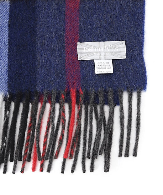 Joshua Ellis（ジョシュアエリス）マルチチェックカシミヤ