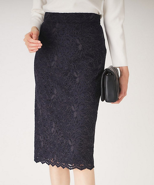 洗える】レースタイトスカート（2002404618） | COUP DE