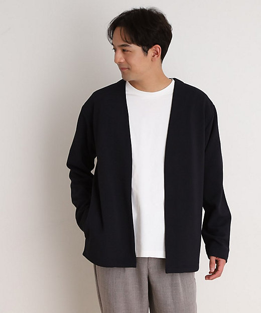 ミニフクレアンサンブルカーディガン 【長袖カーディガン＋半袖T