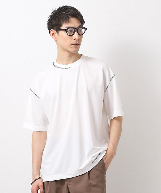 ブランケットステッチ半袖Tシャツ（2002438897） | THE