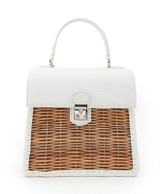 eb．a．gos（エバゴス）ストローハンドバッグM 15542