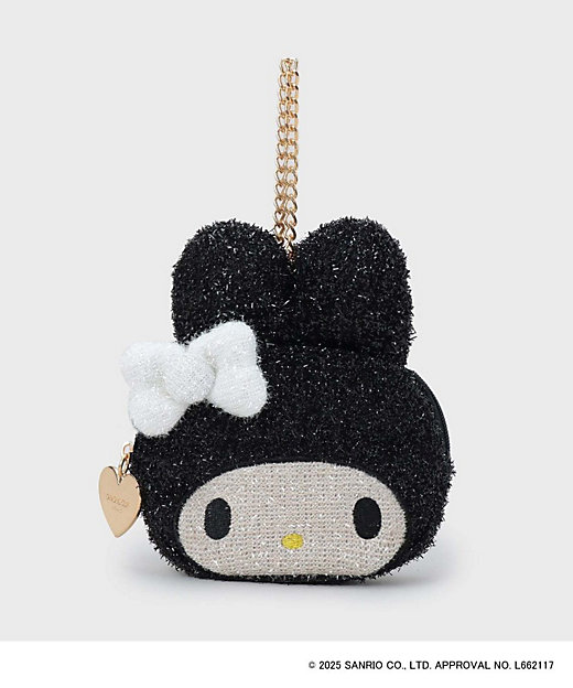 マイメロディ】フェイス型キラキラポーチチャーム