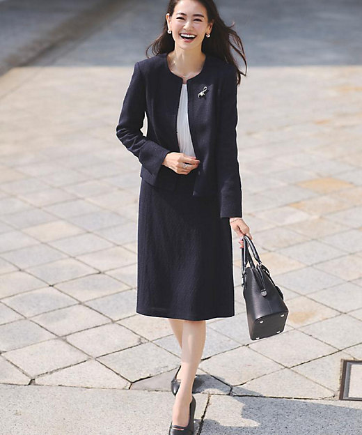 フォーマル／入卒／セットアップ可】ツイードジャケット