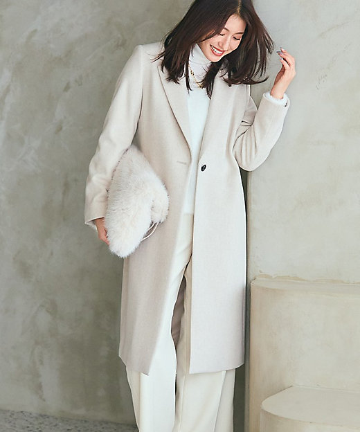 名品コート／日本製】ウール100％チェスターコート