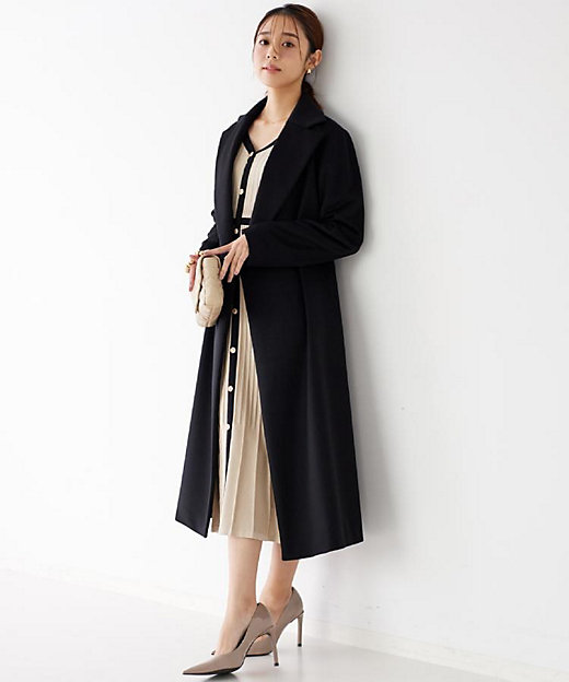 カシミヤ100％／日本製】ロングガウンコート（2002528918