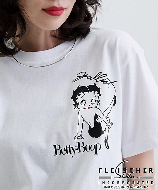 Betty Boop（TM）】サイドプリントTシャツ